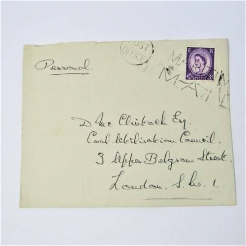 Lot of four used postal envelopes from England