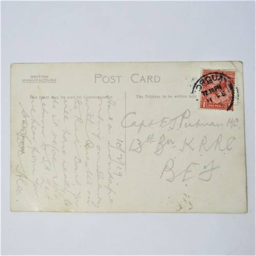 Lot of four used postal envelopes from England