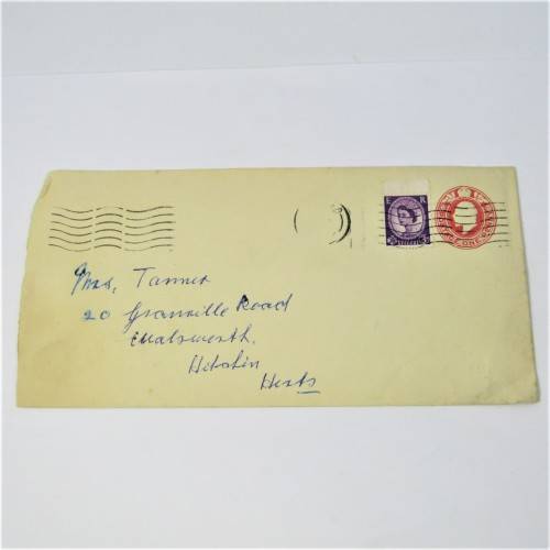 Lot of four used postal envelopes from England