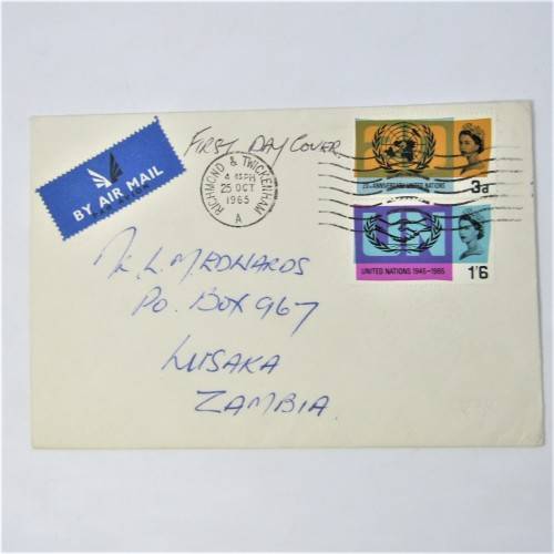 Lot of three Used postal envelopes from England