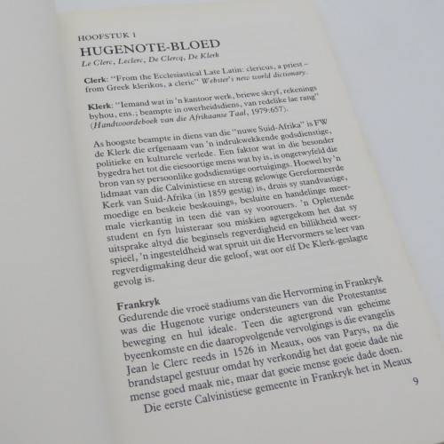 FW de Klerk - Man van die oomblik by Aad Kamsteeg and Evert van Dijk - 1990 second edition