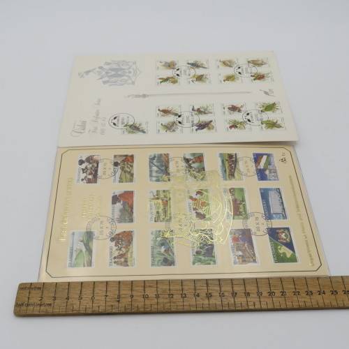 Ciskei, Transkei and Bophuthatswana first definitive series of stamps - used on cards