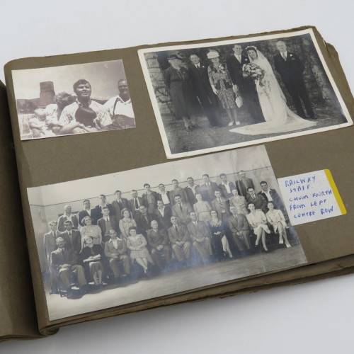 Lot of 240 vintage and antique photos