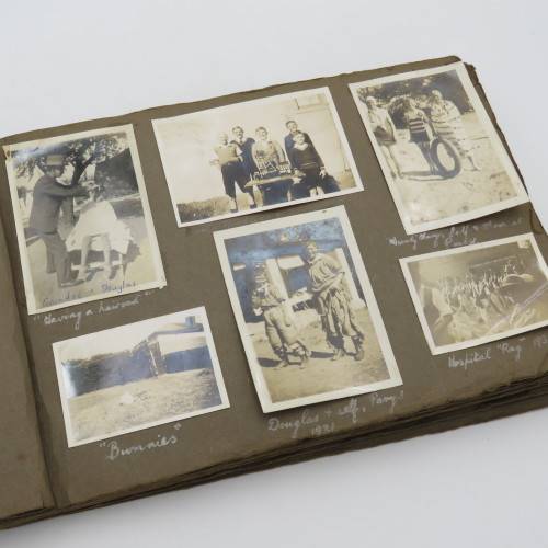 Lot of 240 vintage and antique photos