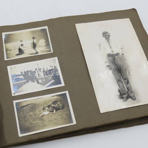 Lot of 240 vintage and antique photos
