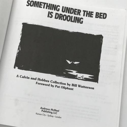 Something Under the bed drooling graphic novel