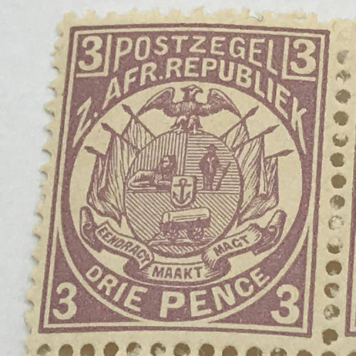 ZAR - SACC 183 - 3 Pence unmounted mint stamps