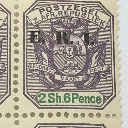 Transvaal SACC 248 block of 4 unmounted mint 2 Shilling 6 Pence stamps