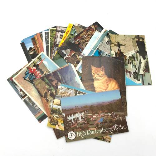 Lot of more than 50 vintage and antique post cards - used and unused