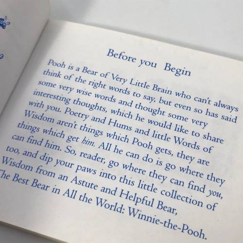 Winnie the Pooh`s Little book of wisdom