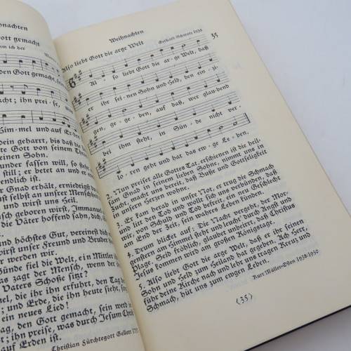 1951 German hymn book - In original case and excellent condition