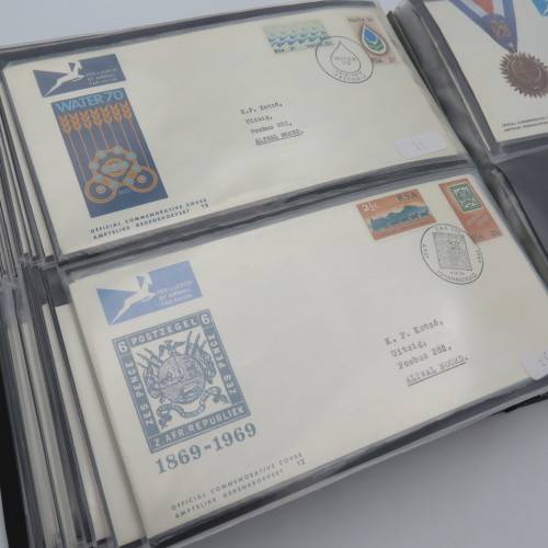 First day cover album with about 120 FDC`s