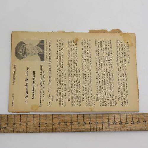 1942 December WW2 Information booklet - our prisoners war