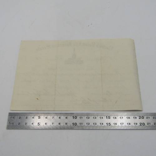 Receipt Norwick Union Life Insurance Society - premium of 11-0-6 paid on 3000 pound policy in 1909