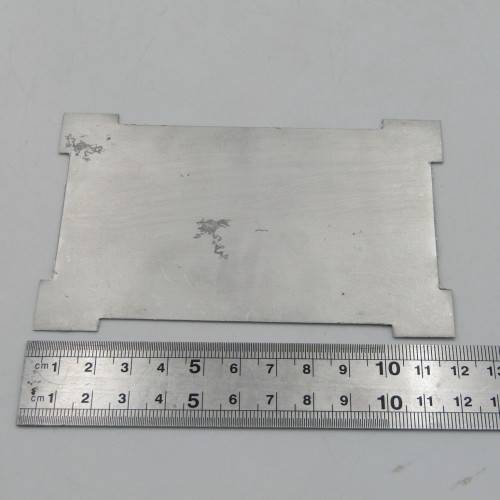 Antique metal Birthday card - rare and almost never seen