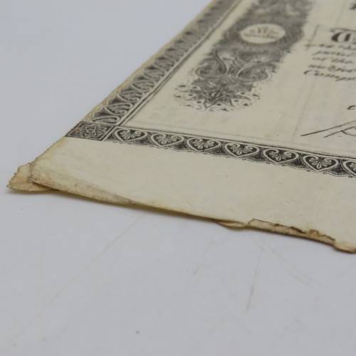 Four shares of one pound in the Kimberly Sheba Gold Mining Company - Baberton 1887 to Messe Runchman
