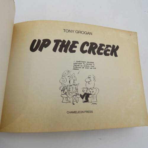 UP the Creek cartoon book by Tony Grogan