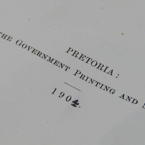 Transvaal Forest Report by De Hutchins 1904 in depth discussion on types of trees