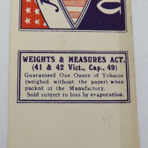 Antique Redford`s American smoking mixture label