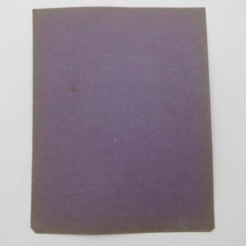 Antique Alfred Morgan chemist advertising leaflet