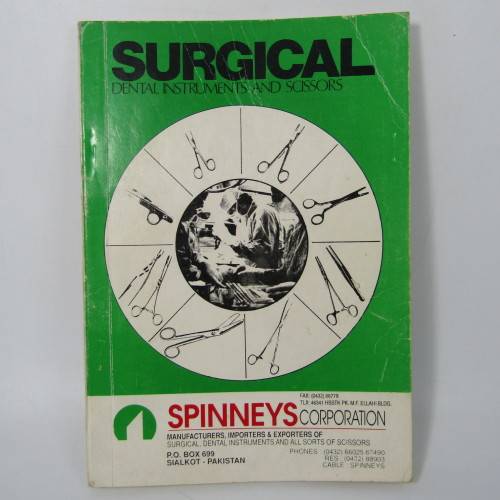 Vintage dental and surgical catalogue and price list - 4 books
