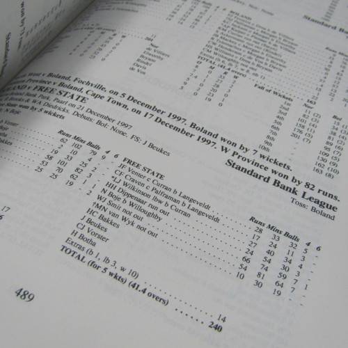 SA Cricket Annual `98 - Colin Bryden