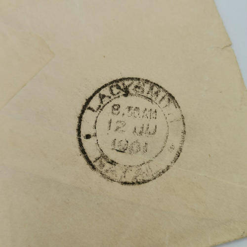Censored letter to Tin Town Camp, Lady Smith - Boer War - Addressed to a Jewish Boer - some damage