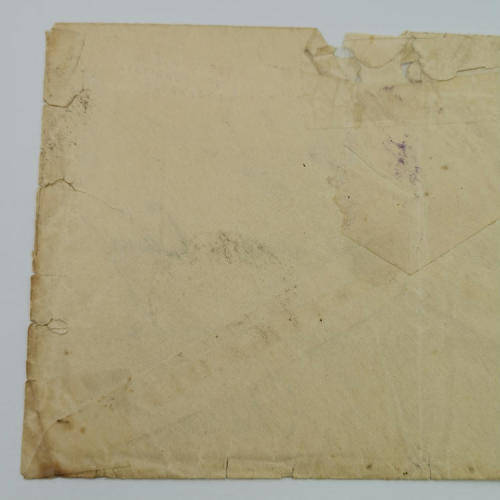 Censored letter to Tin Town Camp, Lady Smith - Boer War - Addressed to a Jewish Boer - some damage