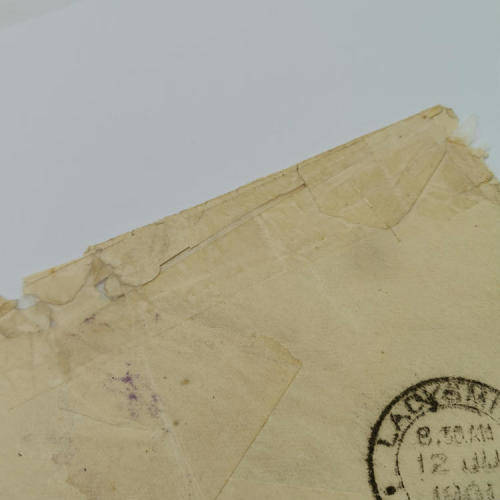 Censored letter to Tin Town Camp, Lady Smith - Boer War - Addressed to a Jewish Boer - some damage