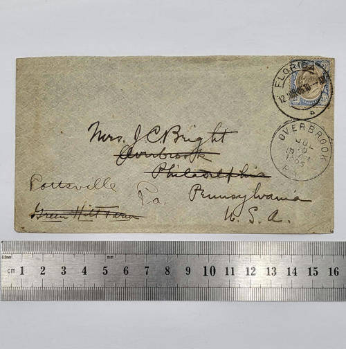 Letter on official Vogelstruis consolidated deep Gold mine Stationary  - See description