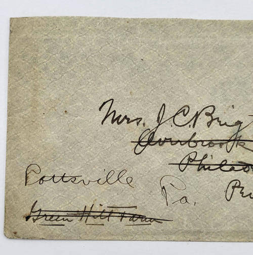 Letter on official Vogelstruis consolidated deep Gold mine Stationary  - See description