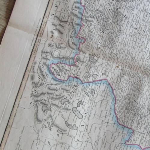 Original 1830`s map of Bavaria Proper - published by W. Lizars, Edinburgh - 57 x 47cm