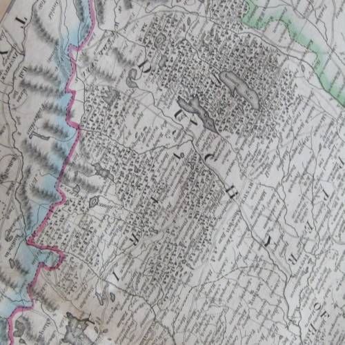 Original 1830`s map of Bavaria Proper - published by W. Lizars, Edinburgh - 57 x 47cm
