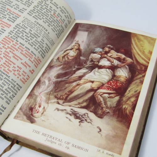 The Red Letter New Testament Bible with olive wood cover