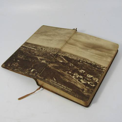 The Red Letter New Testament Bible with olive wood cover