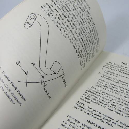 Vintage David Brown Drivers Guide for tractors