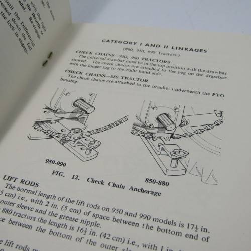Vintage David Brown Drivers Guide for tractors