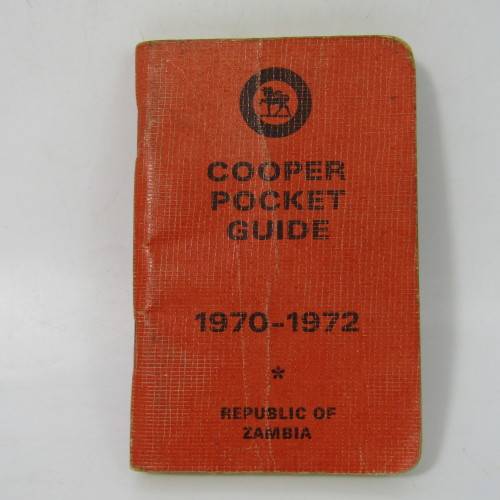 Lot of 3 Cooper pocket guides - one for Republic of Zambia - used