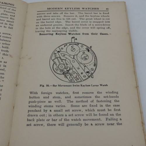 Watch cleaning and Repairing fully Illustrated handbook