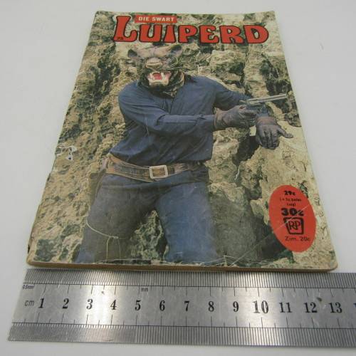 Die Swart Luiperd photo comic book no. 75 - good condition but back page torn
