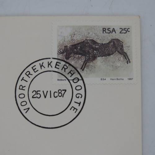 Soth anniversary of the Hawker Hartbees no 876 of 6000 flown covers - signed by Brig HJ Bronkhorst