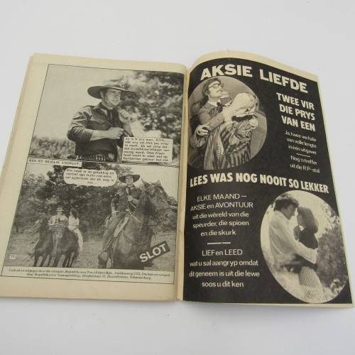 Afrikaans photo comic book - Ruiter in Swart no 427