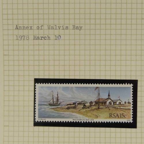 South Africa stamp collection with stamps from 1926 - 1980