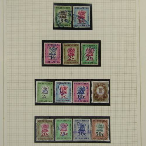 South Africa stamp collection with stamps from 1926 - 1980
