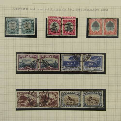 South Africa stamp collection with stamps from 1926 - 1980