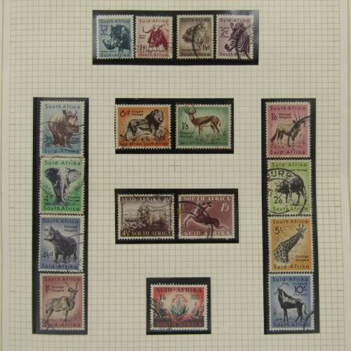 South Africa stamp collection with stamps from 1926 - 1980