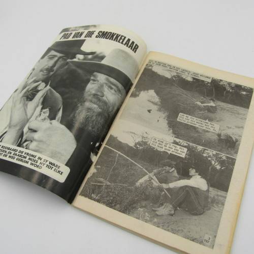 Die Swart Luiperd no 197 Afrikaans photo comic book