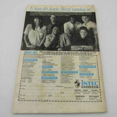 Die Swart Luiperd no 197 Afrikaans photo comic book