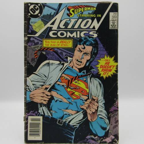 Lot of 6 original DC Superman comics No. 405, 418, 555, 564, 571, 578