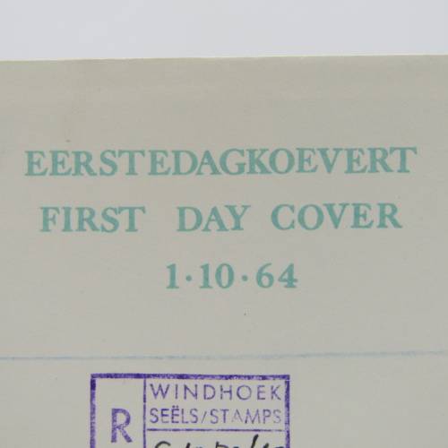 South West Africa Calvin`s Death set on First Day Cover SACC 225,226